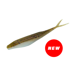 NEW. MCARTHY TIDDLER 5” W/MEL RED B/FISH