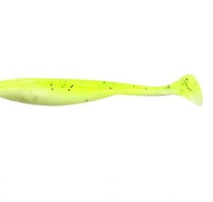 5″  PADDLE TAIL CHAR/WHITE 4P/P