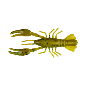YUM NED CRAW 2” AMBER GREEN FLAKE