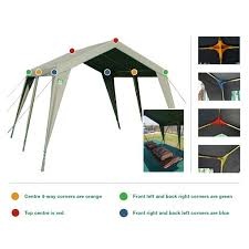 GAZEBO CORNERS YELLOW