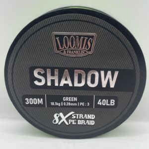 BRAID LOOMIS SHADOW 300M 40LB GREEN