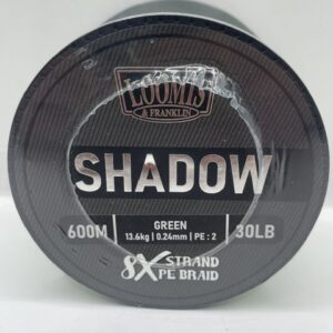 BRAID LOOMIS SHADOW 600M 30LB GRN