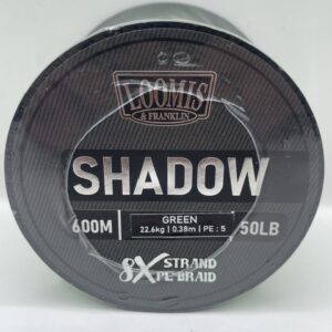 BRAID LOOMIS SHADOW 600M 50LB GREEN