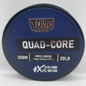 BRAID LOOMIS QUAD-CORE 300M 20LB GREEN