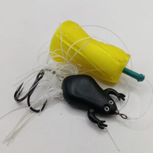 DORSALFISH TRACE LARGE T- BLACK PLATANA P- YELLOW
