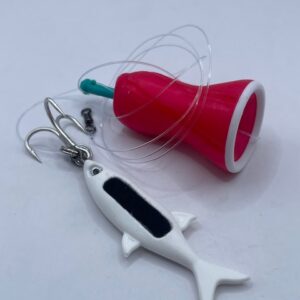 DORSALFISH TRACE SMALL T- WHITE P- RED