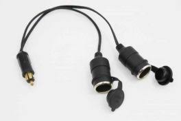 Male Hella to 2 Lighter Sockets