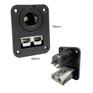 Sq Connector-Panel with 12V socket