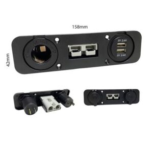 Sq Connector- 12V SOCKET & DUAL USB