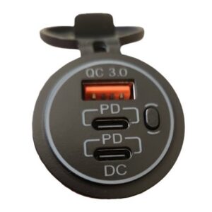 DUAL C-TIPE+QC3 USB SOCKET