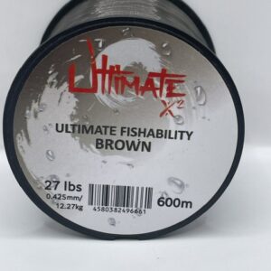 LINE ULTIMATE X2 BROWN 27LB 600M 0.43