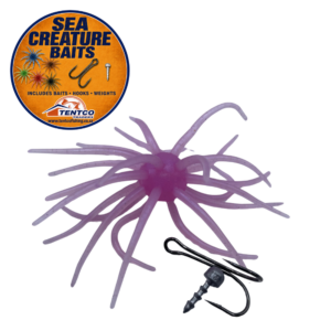 LARGE SEA CREATURE SOFT BAITS LIGHT BUBBELGUM
